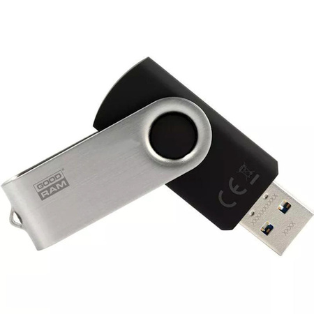 Goodram pendrive 128 GB pamięć USB 3.2 Gen 1 60 MB/s (od.) - 20 MB/s (zap.) czarny (UTS3-1280K0R11)