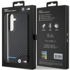 Etui BMW Leather Carbon na Samsung Galaxy S24+ - czarne