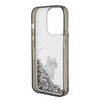 Karl Lagerfeld Liquid Glitter Choupette case for iPhone 15 Pro Max - transparent