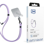 3MK EasyClip Purple (black) smycz do telefonu