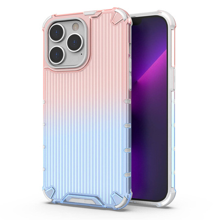 Ombre Protect Case etui do iPhone 14 Pro pancerny pokrowiec różowo-niebieskie