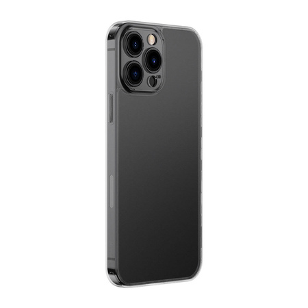 Baseus Frosted Glass Protective Case for iPhone 13 Pro schwarz (ARWS001001)