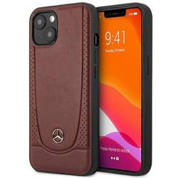 Schutzhülle IPHONE 14 PLUS Mercedes Leather Urban Line (MEHCP14MARMRE) rot