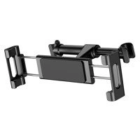 Baseus Backseat - Uniwersalny uchwyt na zagłówek dla tabletów i smartfonów (czarny)