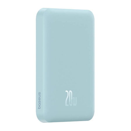 Magnetyczny mini powerbank Baseus 5000mAh 20W (niebieski)