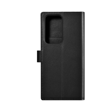 iCarer Wallet Case für Samsung Galaxy S23 Ultra Ledertasche Geldbörse schwarz