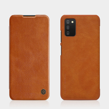 Nillkin Qin original leather case cover for Samsung Galaxy A03s brown