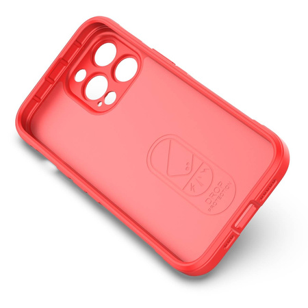 Magic Shield Case Hülle für iPhone 13 Pro flexible gepanzerte Hülle rot