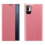 Neues Sleep Case Flip Cover für Xiaomi Redmi Note 11 Pro + 5G / 11 Pro 5G / 11 Pro rosa