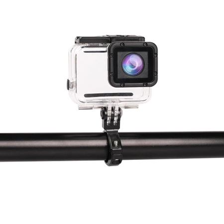 A holder for mounting a GoPro camera on a bicycle