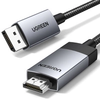 Kabel Ugreen DP119 DisplayPort do HDMI 4K 60Hz 2m - szary