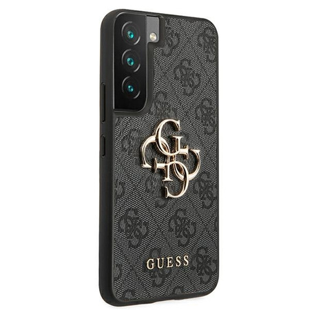 Oryginalne Etui SAMSUNG GALAXY S22 Guess Hardcase 4G Big Metal Logo GUHCS22S4GMGGR szare