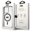 Karl Lagerfeld KLHMP15XHKHNOTK iPhone 15 Pro Max 6.7&quot; transparent hardcase IML Karl`s Head MagSafe