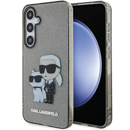 Karl Lagerfeld KLHCS24MHNKCTGK S24+ S926 black/black hardcase Glitter Karl&amp;Choupette