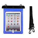 PVC waterproof tablet case - blue