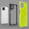 Honeycomb Case armor cover with TPU Bumper for Samsung Galaxy A22 4G black