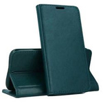 Case SAMSUNG GALAXY A14 5G Wallet with a Flap Leatherette Holster Magnet Book dark green