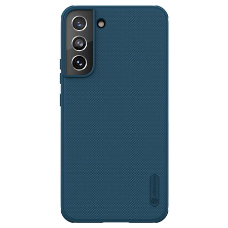 Nillkin Super Frosted Shield Pro strapazierfähige Hülle für Samsung Galaxy S22 blau