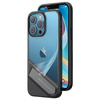 Ugreen Fusion Kickstand Case sztywne etui z żelową ramką i podstawką do iPhone 13 Pro czarny (90153)