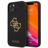 Guess nakładka do iPhone 13 Mini 5,4&quot; GUHCP13SLS4GGBK czarny hard case Silicone 4G Logo