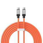 Baseus kabel CoolPlay USB-C - USB-C 2m 100W pomarańczowy