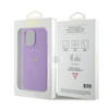 Guess Saffiano MagSafe case for iPhone 15 Pro - purple