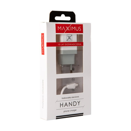 Ład. sieć. Maxximus Handy 1A + Micro USB