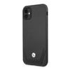 Etui BMW BMHCN61RSWPK iPhone 11 6,1" czarny/black hardcase Leather Perforate