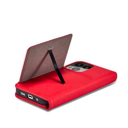 Magnet Card Case for Samsung Galaxy S23 flip cover wallet stand red