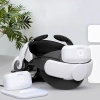 BoboVR M2+ 2 strain relief strap for Meta Quest 2 + 2x B2 battery + BD2 charging station - white and black