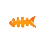 Fischförmige Kopfhörerkabelhülle – Orange