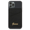 Guess Wallet Card Slot GUWMSSASLBK MagSafe Saffiano czarny/black