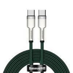 Baseus Cafule Series Metal Data Cable Type-C to Type-C 100W 2m Green