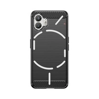 Carbon Case Silikonhülle für Nothing Phone 2 - schwarz