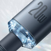 Baseus Crystal Shine Series Fast Charging Data Cable Type-C to iP 20W 2m Black