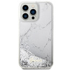 Guess GUHCP14XLCSGSGH iPhone 14 Pro Max 6.7" biały/white hardcase Liquid Glitter Marble