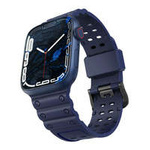 Strap Triple Protection strap for Apple Watch SE, 8, 7, 6, 5, 4, 3, 2, 1 (41, 40, 38 mm) bracelet navy blue