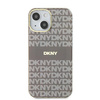 DKNY DKHMP15SHRHSEE iPhone 15 / 14 / 13 6.1" beżowy/beige hardcase IML Mono & Stripe MagSafe