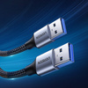 Ugreen cable USB cable - USB 3.0 5Gb/s 2m gray (US373)