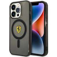 Ferrari FEHMP14LUKK iPhone 14 Pro 6.1" schwarz/schwarz Hardcase Translucent Magsafe