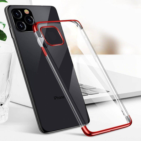 Clear Color Case Gel TPU Cover mit Metallic Rahmen für Xiaomi Redmi Note 11 Pro + 5G / 11 Pro 5G / 11 Pro schwarz