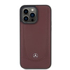 Mercedes MEHCP15LARMRE iPhone 15 Pro 6.1&quot; red/red hardcase Leather Urban Bengale