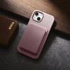 iCarer Litchi Premium Leather Case iPhone 14 Magnetic Leather Case with MagSafe pink (WMI14220709-PK)