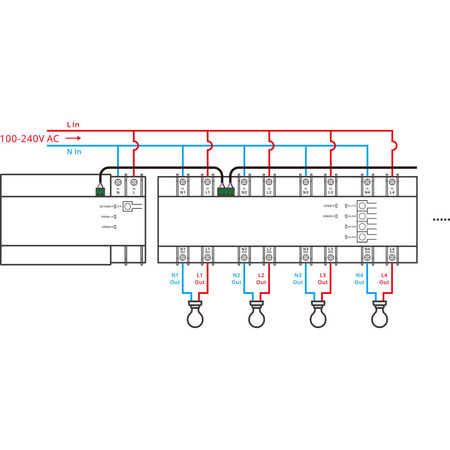 Sonoff SPM-4Relay stackable power meter