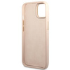 Original Case IPHONE 14 Guess Hard Case 4G Vintage Gold Logo (GUHCP14SHG4SHP) pink