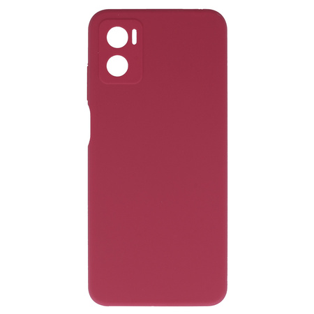 Silicone Lite Case do Motorola Moto E22/E22i bordowy