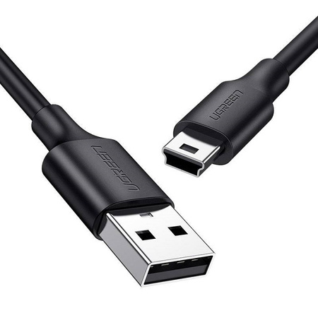 Ugreen kabel przewód USB - mini USB 480 Mbps 1,5 m czarny (US132 10385)