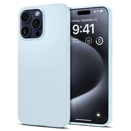 Spigen Thin Fit, stumm blau – iPhone 15 Pro