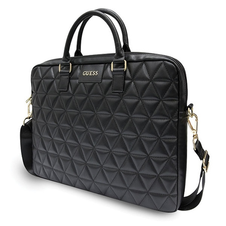 Guess Quilted Computer Bag - Torba na notebooka 15" (czarny)