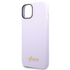 Guess Silicone Vintage - Etui iPhone 14 (fioletowy)